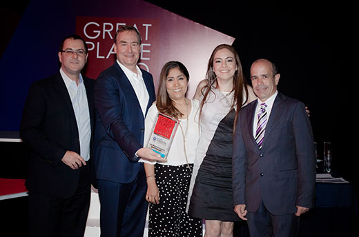 Grupo Vidanta, Mexico’s leading resort developer and operator, has been recognized as one of the top four companies for employment in Mexico by the research and consulting firm