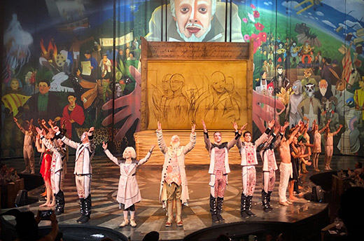 Cirque du Soleil JOYÀ is the only resident show of Cirque du Soleil outside the United States and the only one in the world that includes a dinner experience.